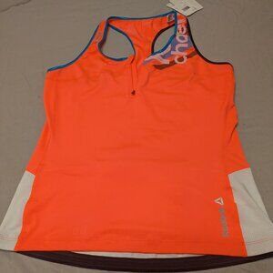 Reebok Play Ice Cycle Tank Womens L Front Cooling Zipper - New With Tag